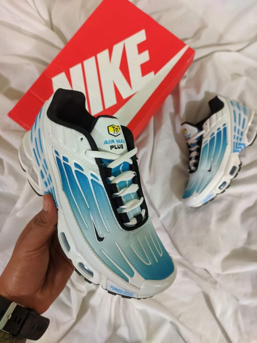 Zapatillas Nike Air Max Plus 3 "Light Blue" Talla 36 al 46 a 320 Soles A PEDIDO