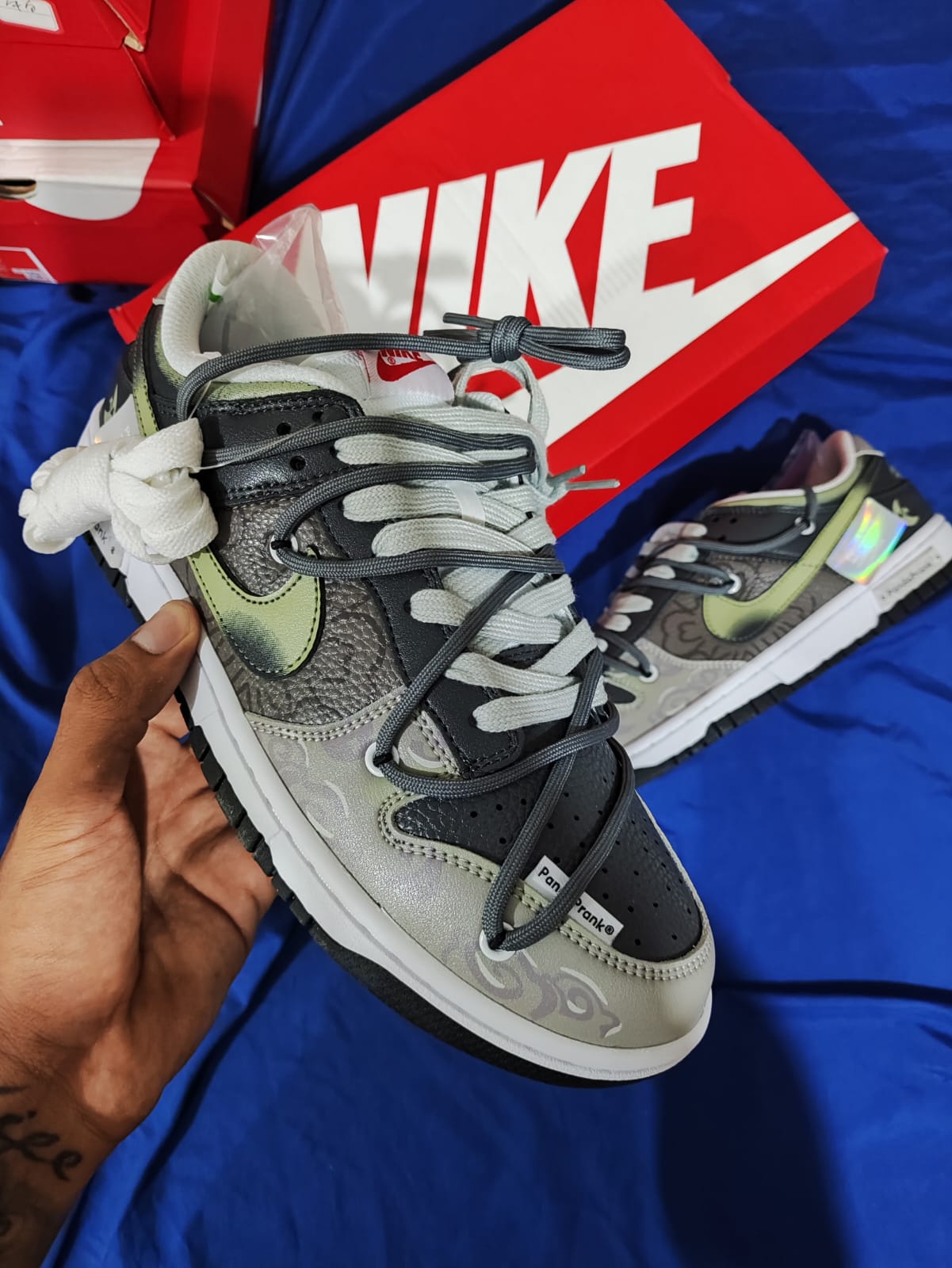 Zapatillas Nike Dunk Low Grey and Green a 340 Soles