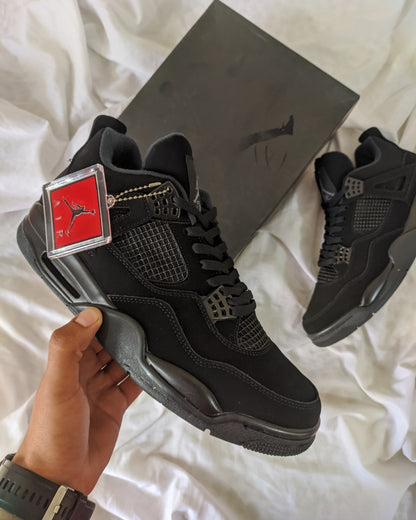 Zapatillas Jordan Retro 4 "Black Cat" Talla 36 al 47 a 360 Soles A PEDIDO