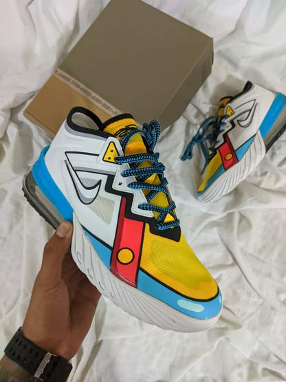 Zapatillas Nike Lebron 18 "Stewie Griffin" Talla 39 al 47 a 360 Soles A PEDIDO