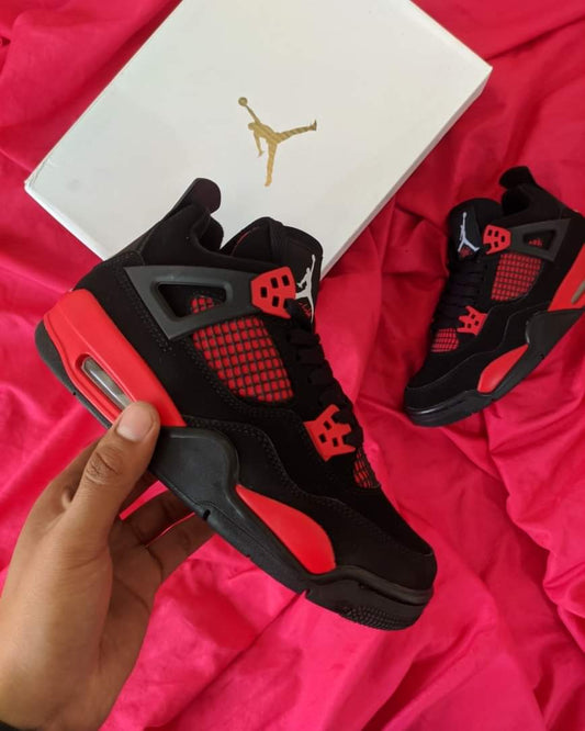 Zapatillas Jordan Retro 4 "Red Thunder" Talla 36 al 47 a 380 Soles A PEDIDO