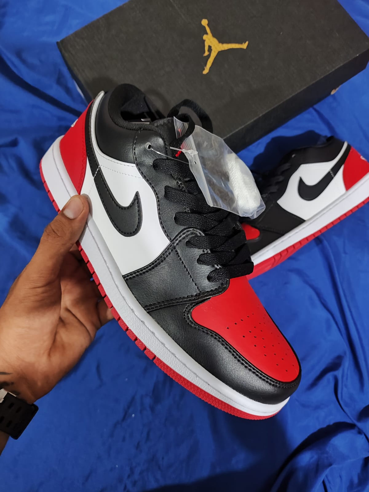 Zapatillas Jordan 1 Low "Bred Toe" a 360 Soles | 36-47