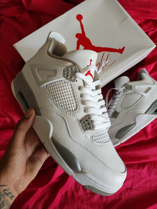 Zapatillas Jordan Retro 4 White Oreo a 360 Soles | 27-47