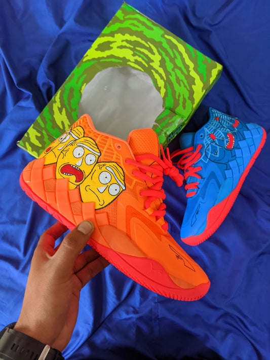 Zapatillas Puma Melo "Rick and Morty" Talla 39 al 47 a 360 Soles A PEDIDO