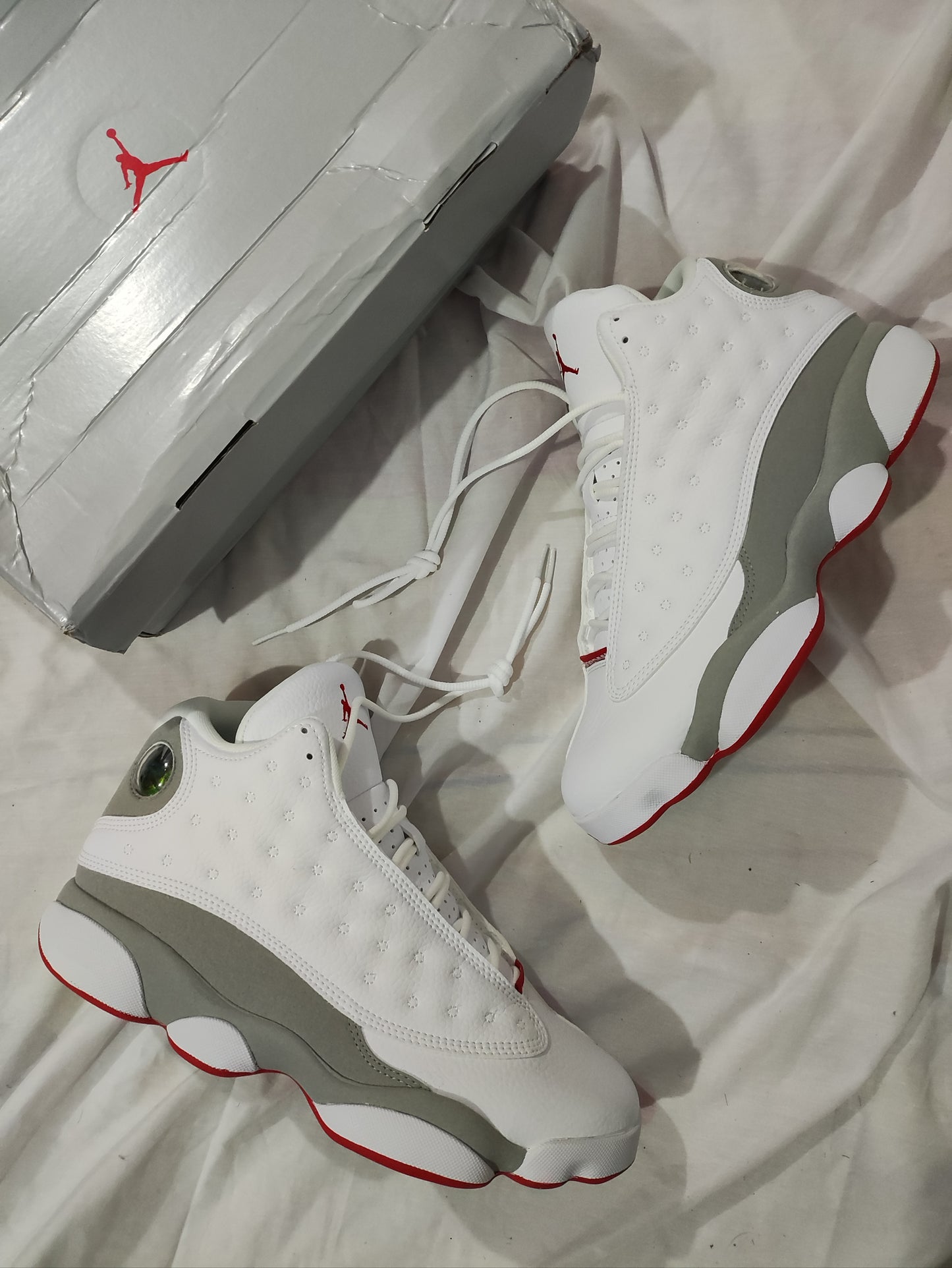 Zapatillas Jordan Retro 13 "Wolf Grey" Talla 36 al 47 a 380 Soles A PEDIDO