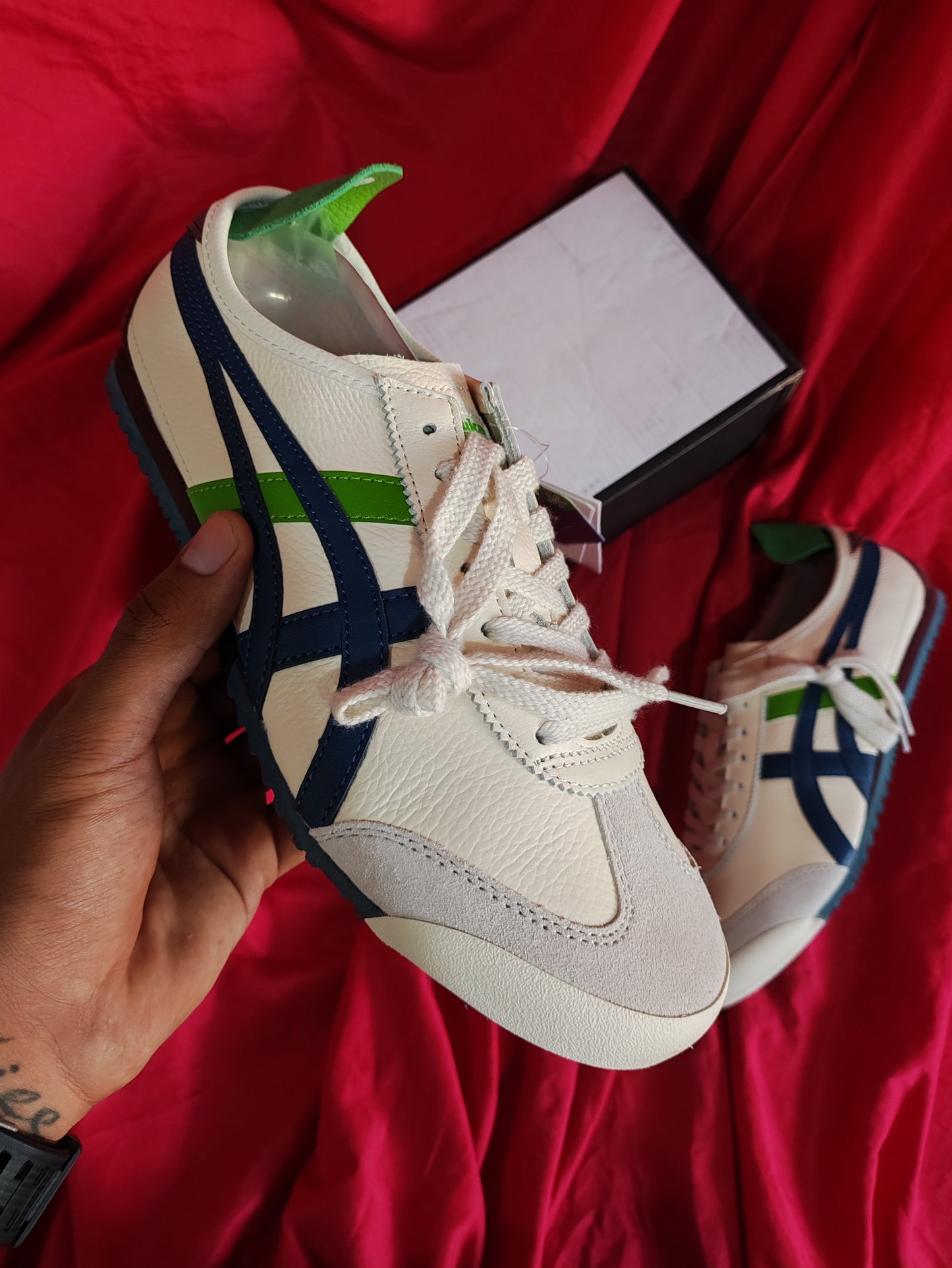 Zapatillas Asics Onitsuka Tiger "Mexico 66" Talla 36 al 45 A 320 Soles A PEDIDO