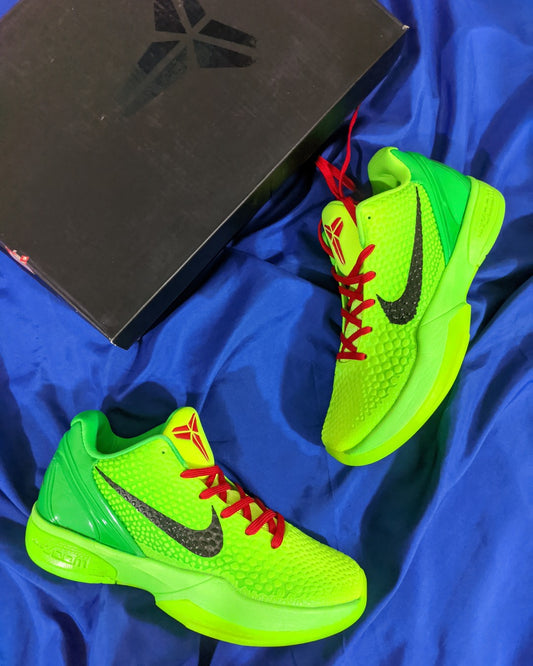 Zapatillas Nike Kobe 6 Protro "Grinch" Talla 39 al 47 a 360 Soles A PEDIDO