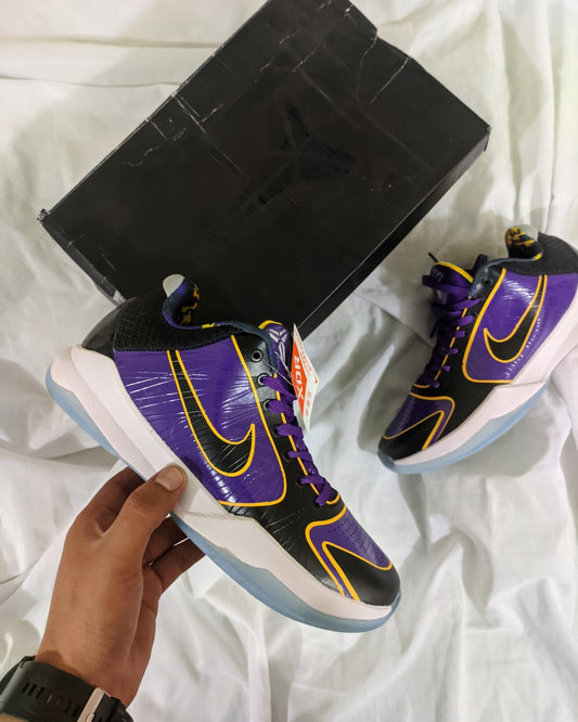 Zapatillas Nike Lebron 5 "Lakers" Talla 39 al 47 a 360 Soles A PEDIDO