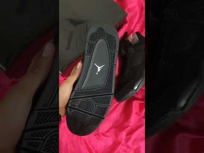 Zapatillas Jordan Retro 4 "Black Cat" Talla 36 al 47 a 360 Soles A PEDIDO