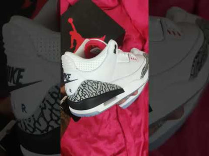 Zapatillas Jordan Retro 3 "White Cement" Talla 36 al 47 a 380 Soles A PEDIDO